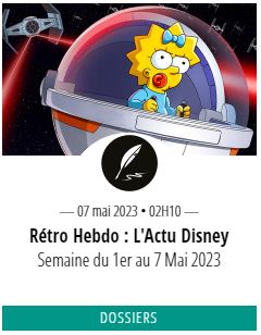 La Rétro Hebdo de Chronique Disney : l'actu Disney qu'il ne fallait pas manquer ! Capt1560