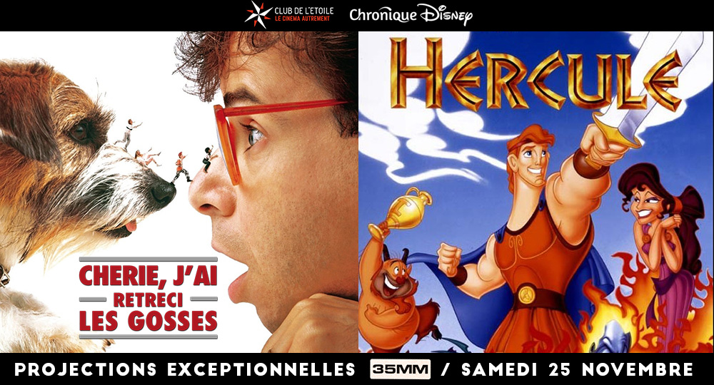 [Meeting DCP] Projection • 2 Films : Hercule - Chérie, j'ai rétréci les gosses • 25 novembre 2023 Visuel15