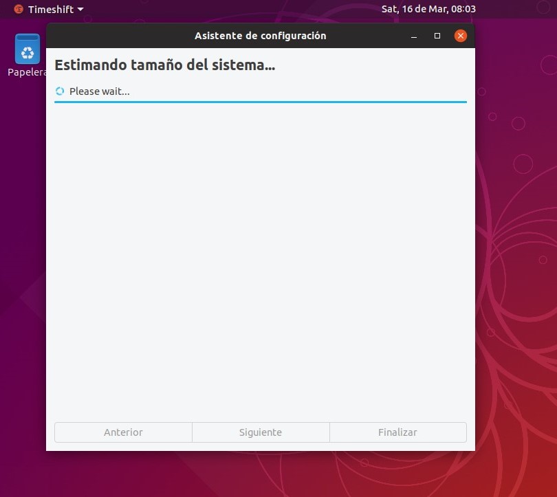 COPIA DE SEGURIDAD Y PUNTO DE RESTAURACION DE UBUNTU Wer10