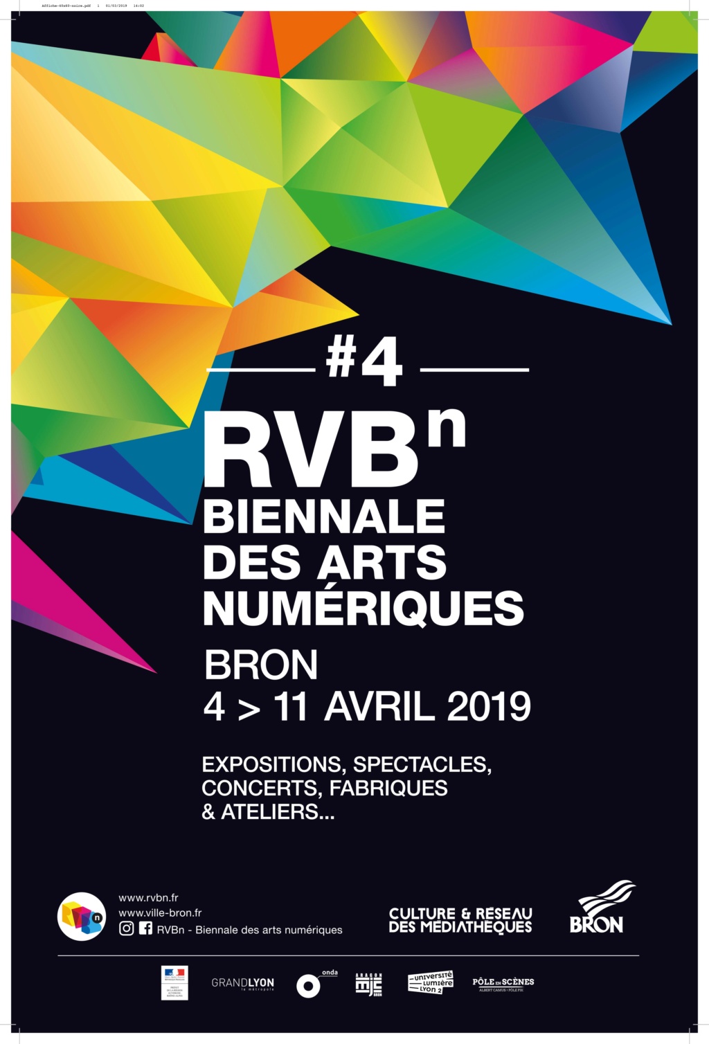 Biennale des Arts Numériques RVBn#4 Affich10