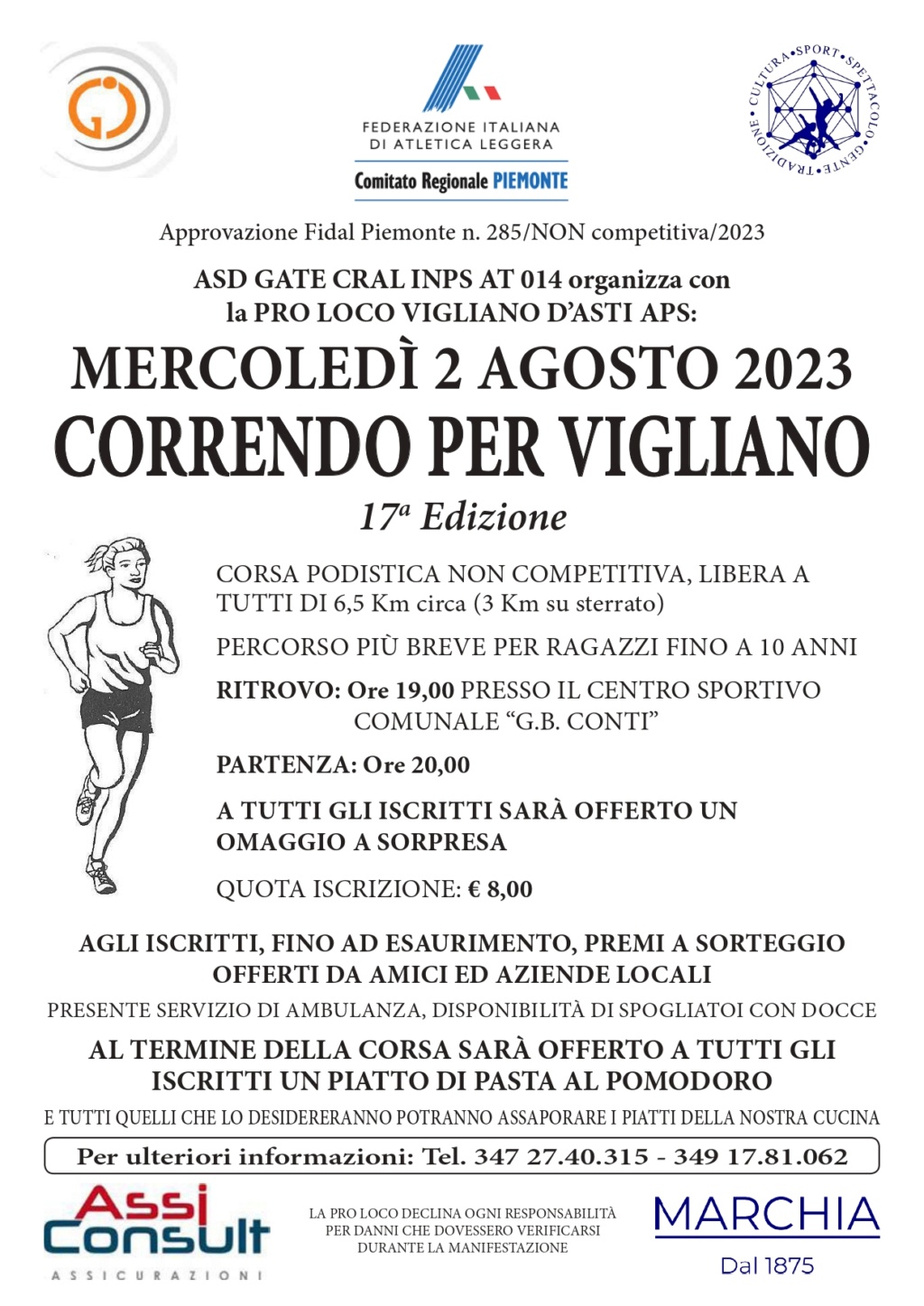 2 agosto 2023 - Corsa podistica a Vigliano d'Asti Corsa_10
