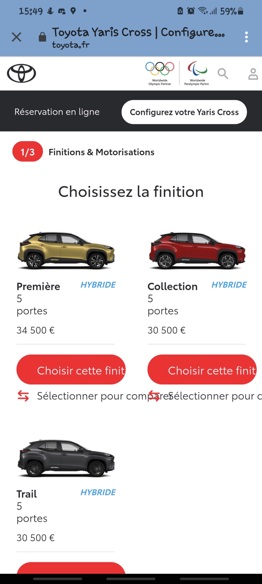 Prix, Options et Finition de la Yaris Cross ! Screen43