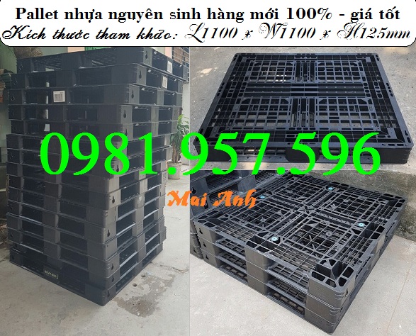 Pallet nhựa tải trọng lớn, pallet nhựa nhập khẩu, pallet cũ 1138