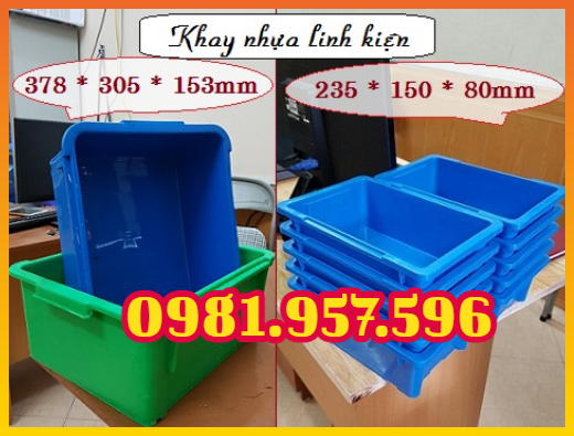 Hộp nhựa đựng linh kiện, khay nhựa đựng vật tư, khay nhựa A4 1234