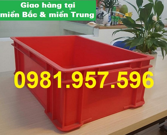 Hộp nhựa B4 có nắp, hộp có nắp đậy, hộp nhựa công nghiệp lớn 431