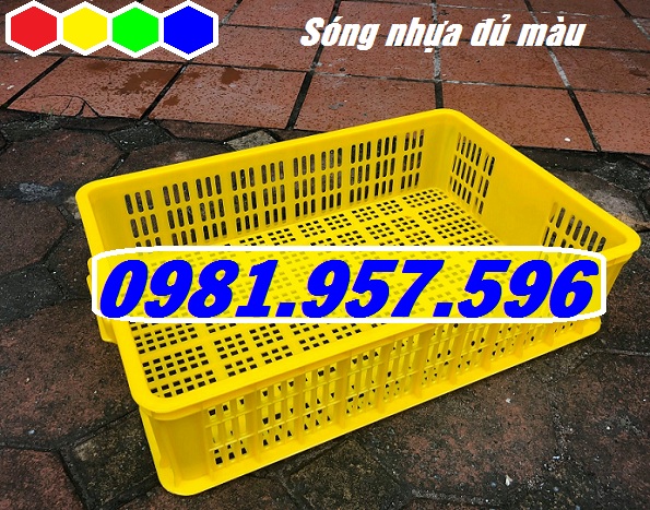 Sọt nhựa trưng bày trong siêu thị, sóng nhựa 1T5 92240310