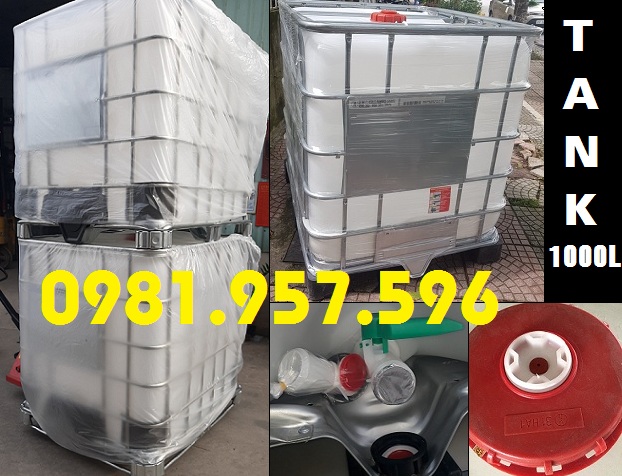 Bồn nhựa chứa nước sạch, tank nhựa 1000L đựng nước A73