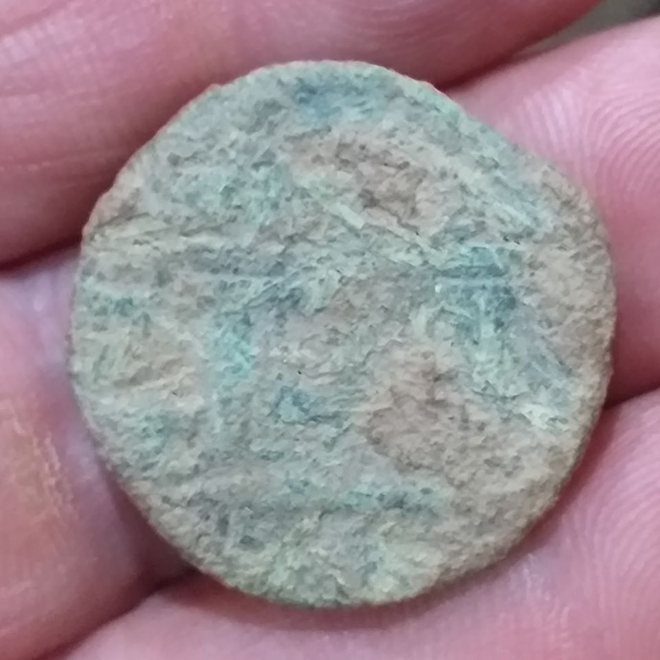 Limpieza en seco de moneda de Emerita Augusta 89702410