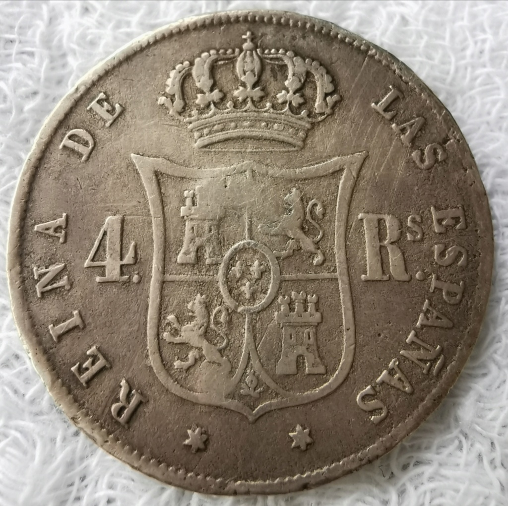 4 Reales Isabel II - 1858  Img_2070