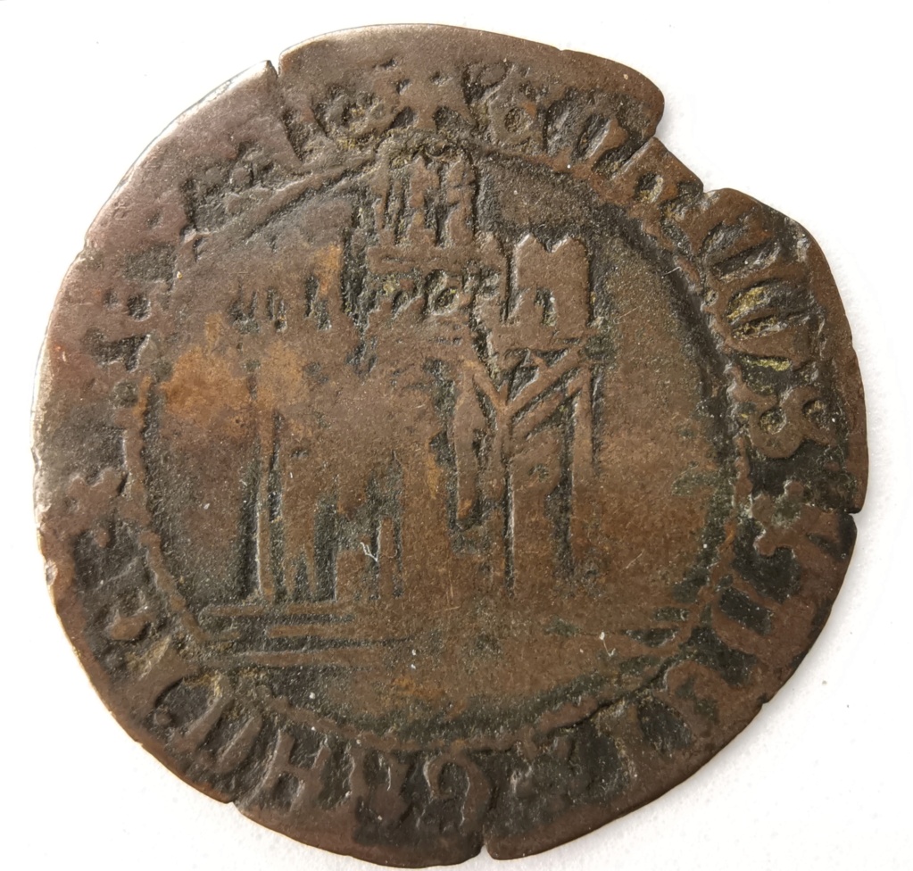 Dinero del Ordenamiento de Aranda 1461. Enrique IV - Sevilla Img_2201
