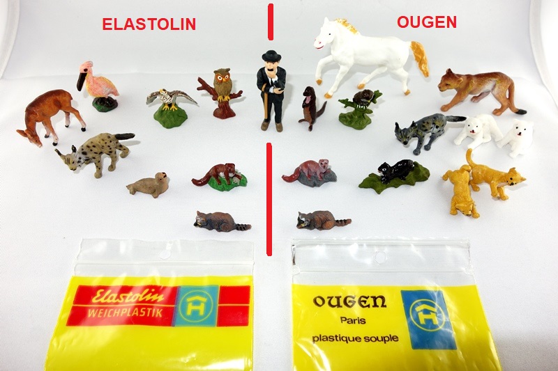 ELASTOLIN animals sold as OUGEN animals in Paris, FRANCE Elasto18