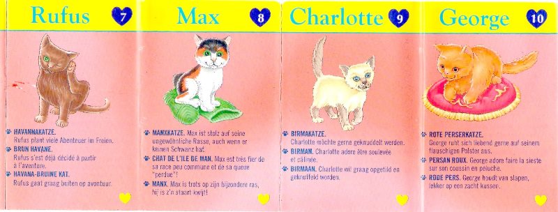 M.E.G. Morrison Entertainment Group 1994 List Puppy and Kitty in my pocket Kitty_10