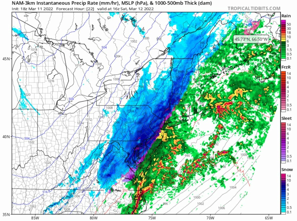 March 12 2022 Strong and Fast Moving Storm - Winter's last stand for interior? - Page 3 3k_nam11