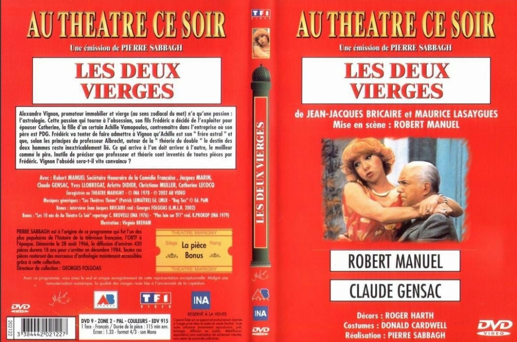 1978 - 07 avril 1978: Au théâtre ce soir - Les deux Vierges 17230710