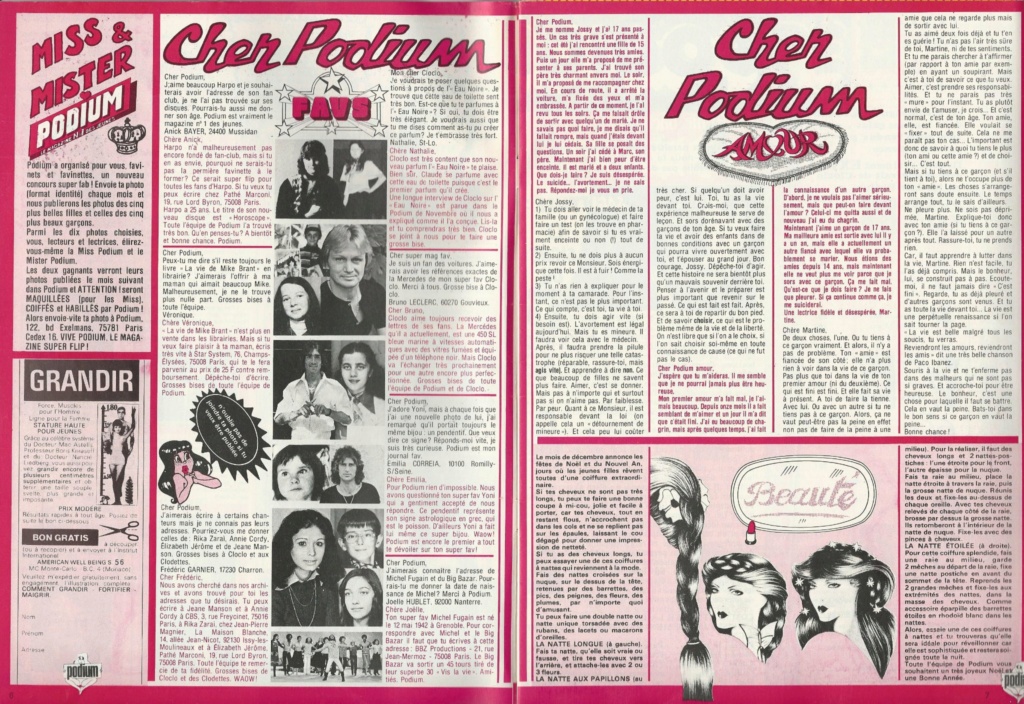 1976 - 1er décembre 1976: Podium N° 58 8-apr100