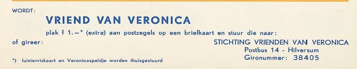 23 janvier 1965: Nederlandse Hitparade - Radio Veronica Capt1487