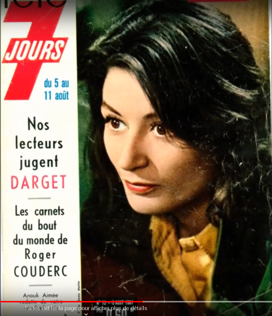 05 août 1961: Télé 7 Jours N° 72 Capt1827