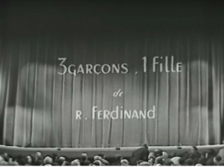28 Août 1966: Au théâtre ce soir - TROIS GARÇONS  UNE FILLE Capt1903