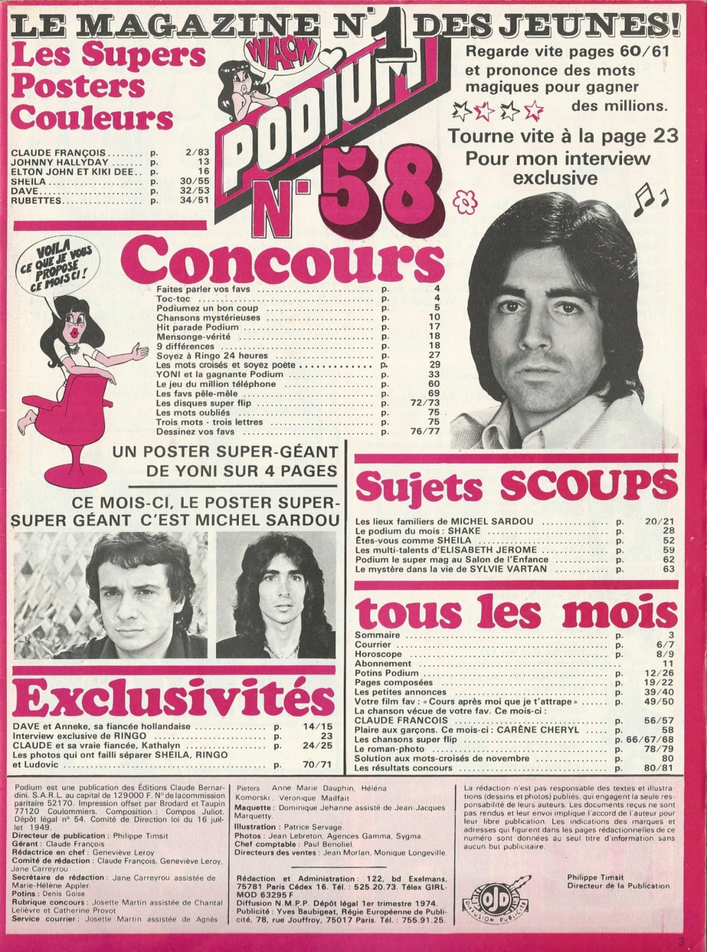 1976 - 1er décembre 1976: Podium N° 58 Captu325