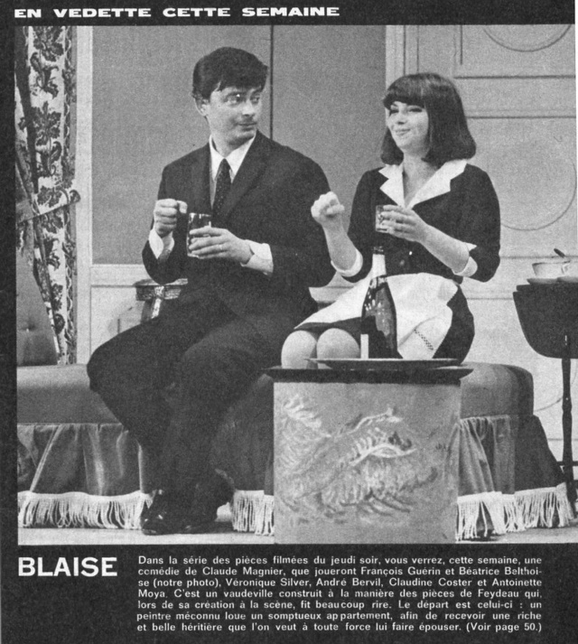 septembre - 1er septembre 1966: Au théâtre ce soir - BLAISE Gaelle13