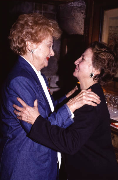 1er février 1993: Edwige Feuillère et Marthe Villalonga à Paris  Getty372