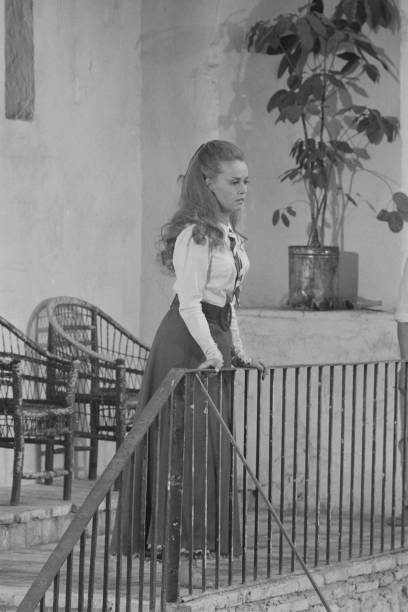 1965 - 1er février 1965: Brigitte Bardot sur le tournage du film 'Viva Maria' Getty419