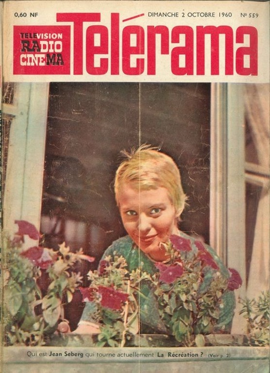 1960 - 02 octobre 1960 : le journal “Radio-Cinéma-Télévision” change de nom:  “Télérama”. Lesinc81