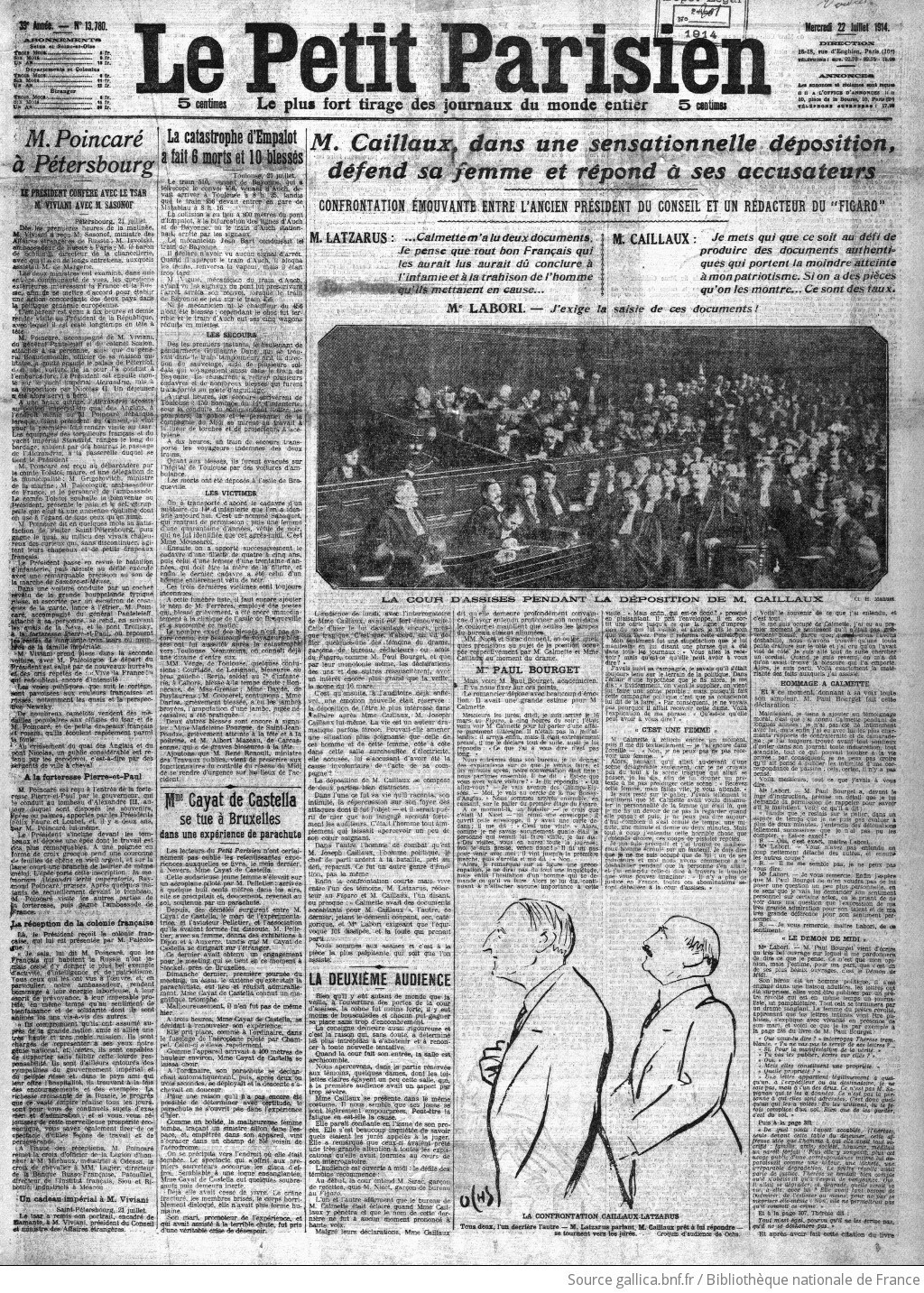 22 juillet 1914: l’Empereur de Russie et le Président français ont trinqué à leur alliance  Orage-71