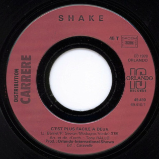 Juin 1978: Shake – C'Est Plus Facile A Deux R-720340