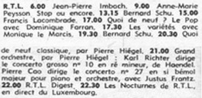 1975 - 30 décembre 1975: Rtl13