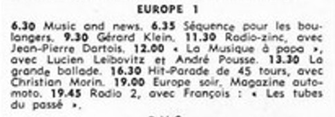 1975 - 05 janvier 1975: Rtl212