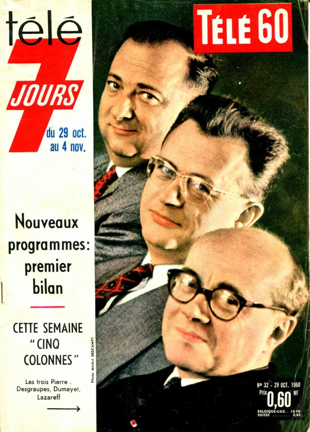 29 octobre 1960: Télé 7 Jours (Télé 60) No 32 Tele-742