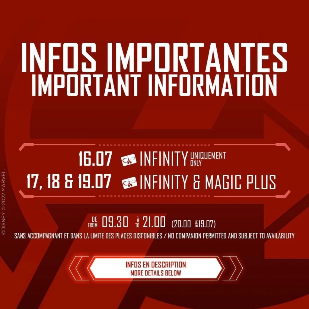 Marvel Avengers Campus : Avant-premières Magic Plus et Infinity du 16 au 19 juillet 2022 A9dd1810