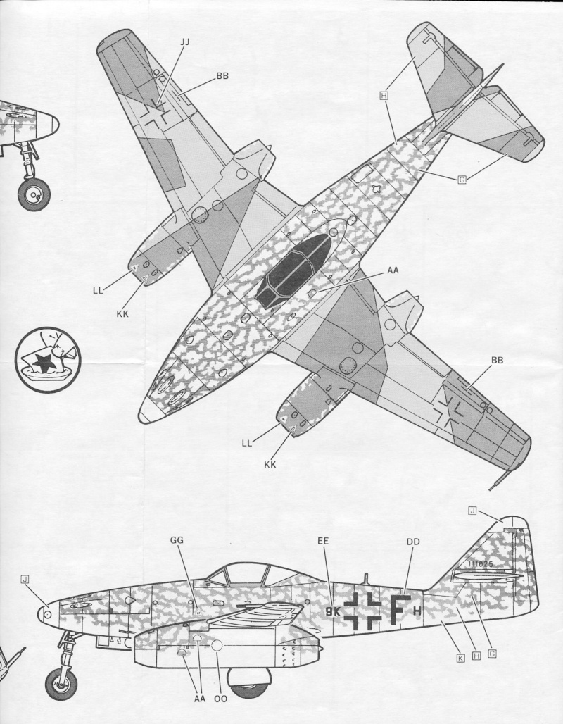 [MONOGRAM] MESSERSCHMITT Me 262 A-1a/A-2b Réf 5453 Messer10