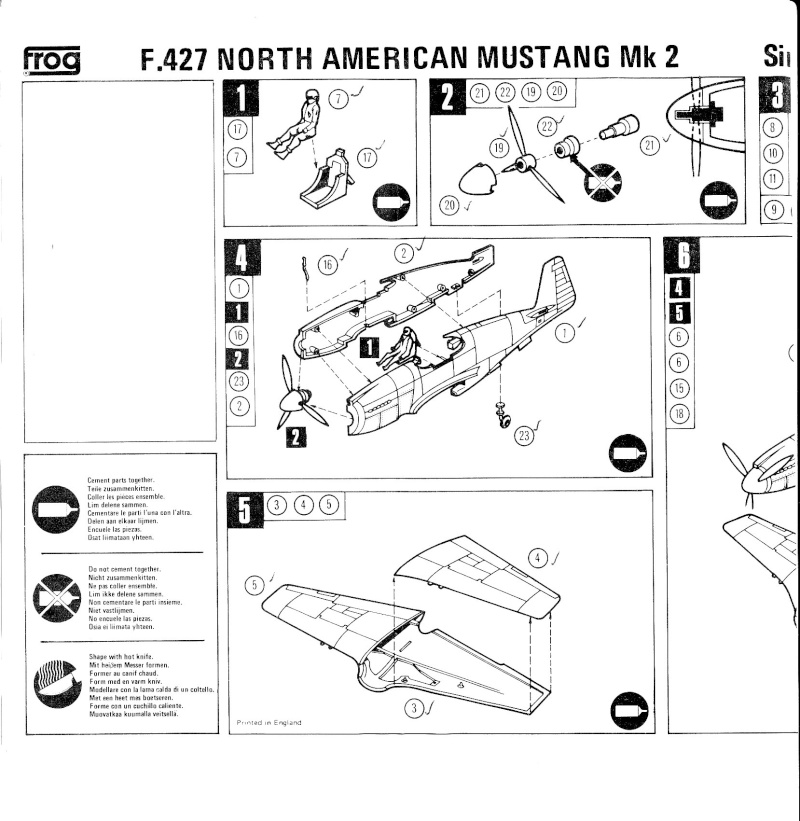 [FROG] NORTH AMERICAN P-51 A MUSTANG 1/72ème Réf F196 North_24