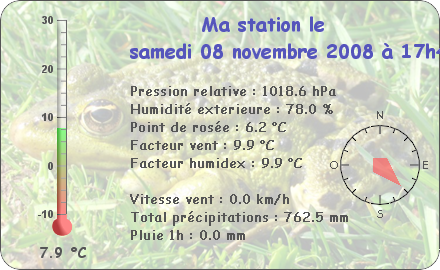 Observations du Samedi 8 Novembre 2008 Report29