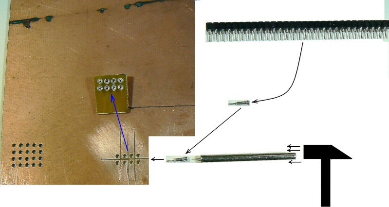 Fabrique une prise dont les broches sont espacées régulièrement (exemple 2,54mm) pour décodeur Prise_10
