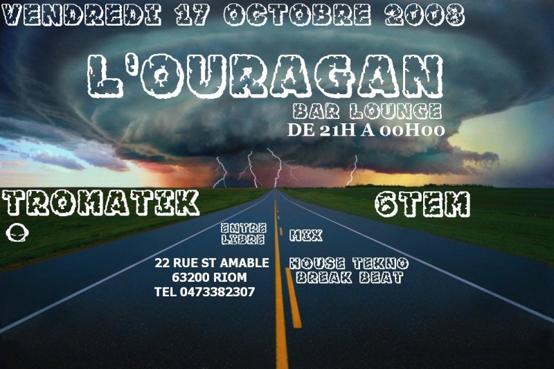 tromatik party au bar l ouragan riom 17 octobre Vinz_m10