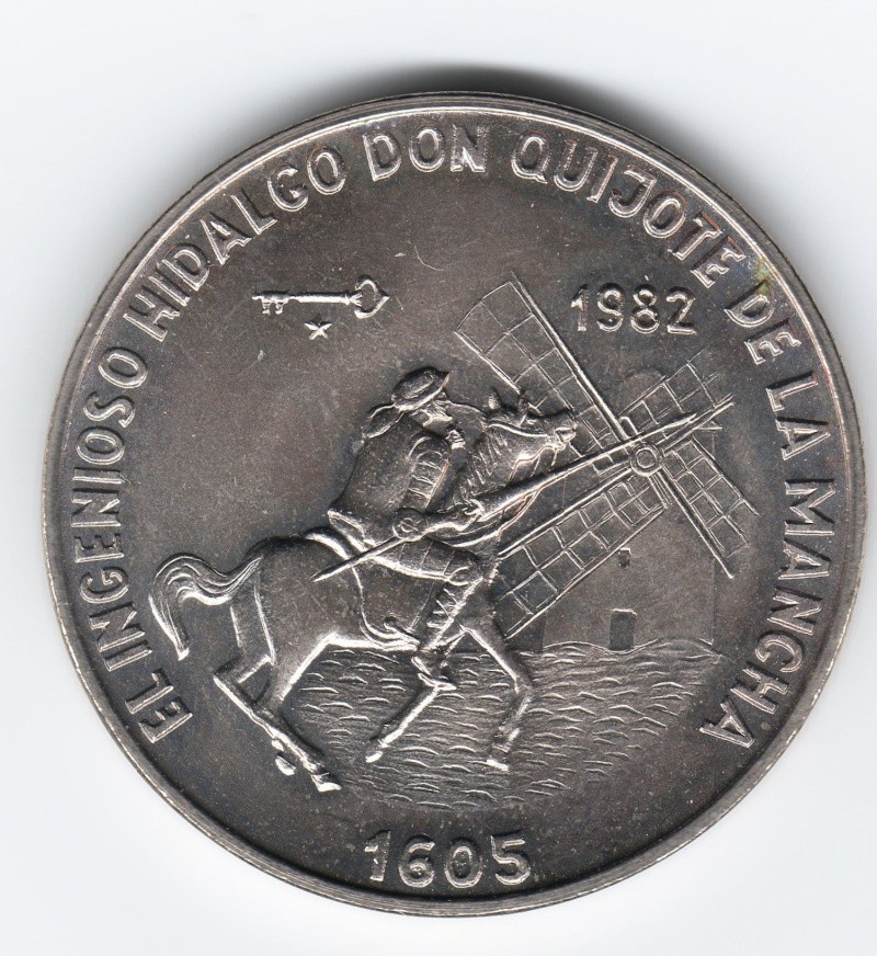 1 Peso (Hidalgo Don Quijote). Cuba. 1982. La Habana Img65710