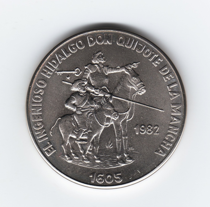 1 Peso (Hidalgo Don Quijote y Sancho Panza). Cuba. 1982. La Habana Img66110