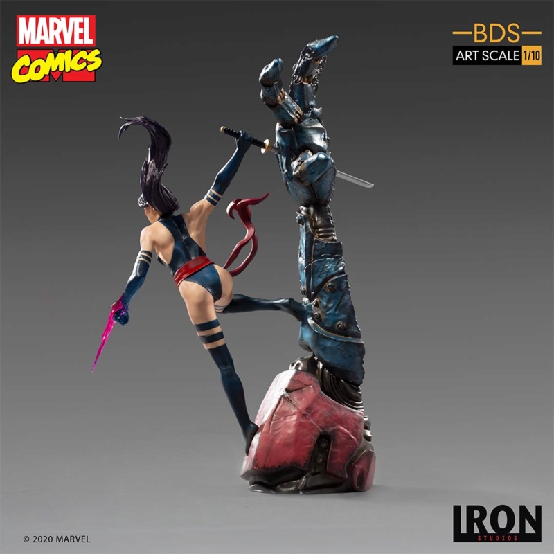 IRON STUDIOS : X-Men Battle Diorama Series - Psylocke 1/10 Art Scale 2-1710