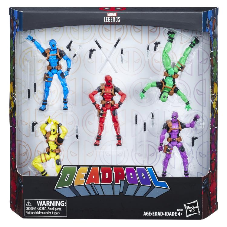 HASBRO : Marvel Legends - Deadpool's Rainbow Squad Five-Pack - 2019 35306610