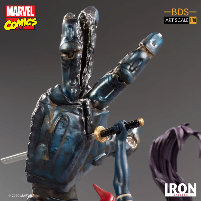 IRON STUDIOS : X-Men Battle Diorama Series - Psylocke 1/10 Art Scale 9-1110