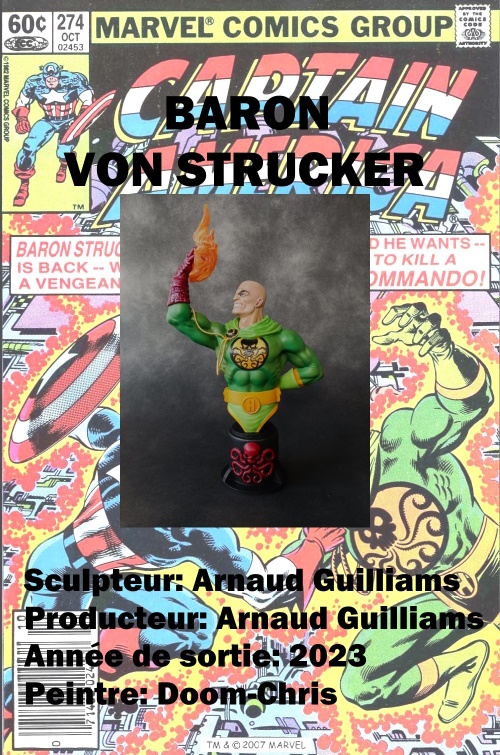Baron Von Strucker - buste - Arnaud Guilliams Baron103