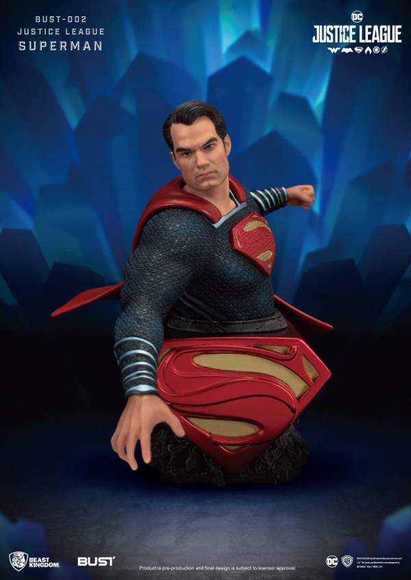 BEAST KINGDOM - Justice League Superman bust Beast_14