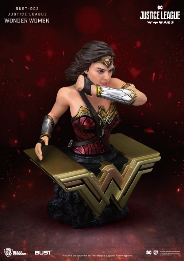 BEAST KINGDOM - Justice League Wonder Woman bust Beast_19