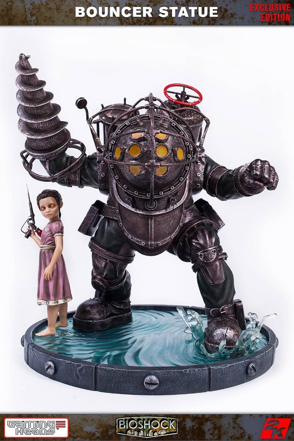 GAMING HEADS : Bioshock – Big Daddy Bouncer and Little Sister Statue Biosho11