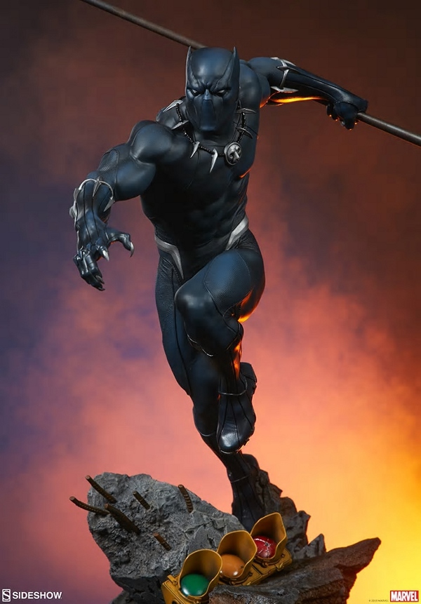 BLACK PANTHER statue - Avengers Assemble Collection  Black_10