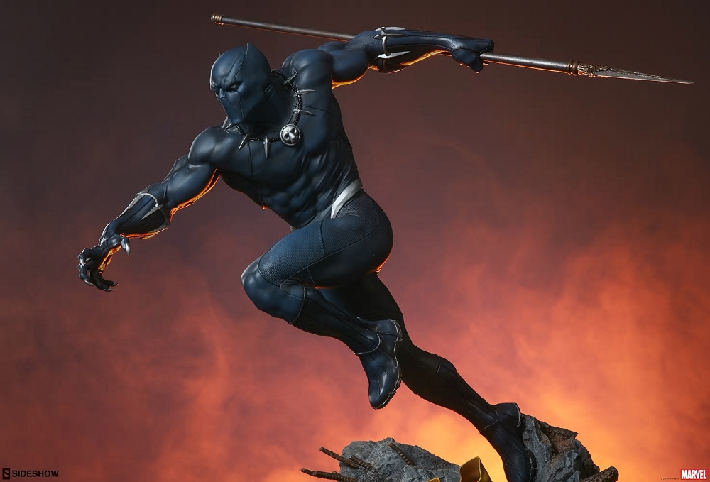 BLACK PANTHER statue - Avengers Assemble Collection  Black_30