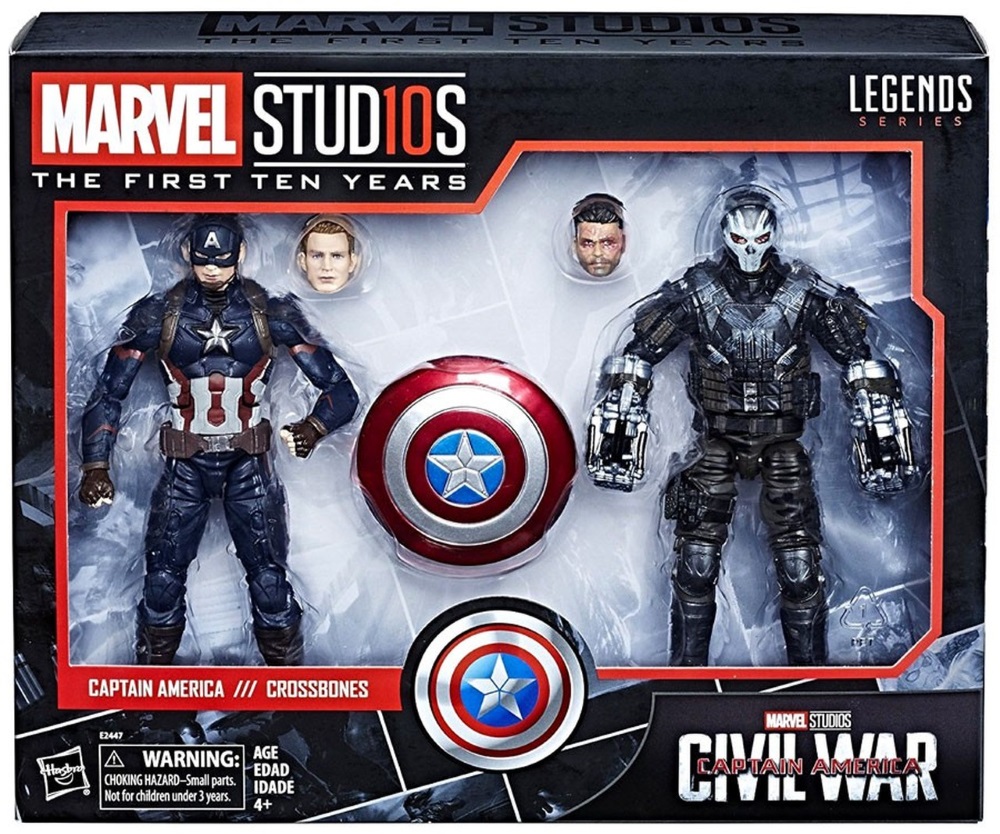 HASBRO : Marvel Legends - The First Ten Years Captain America & Crossbones Two-Pack - 2018 Captai20